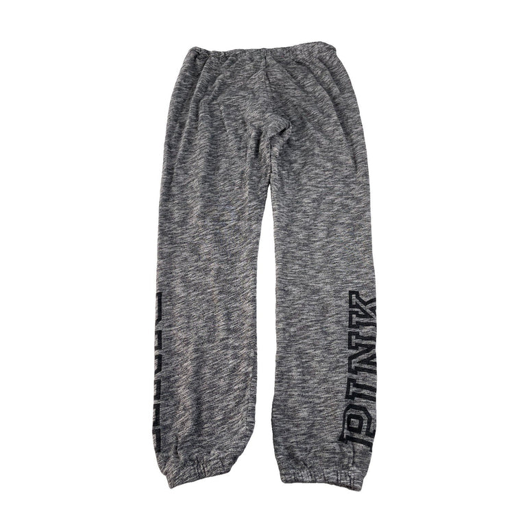 Women's Victoria's Secret PINK Grey Marl Logo Jogger Sweatpants Size S
