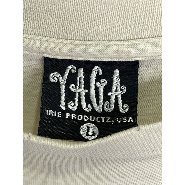 Vintage 90's Yaga peace Be With You TShirt Size Large Single Stitch Made In USA