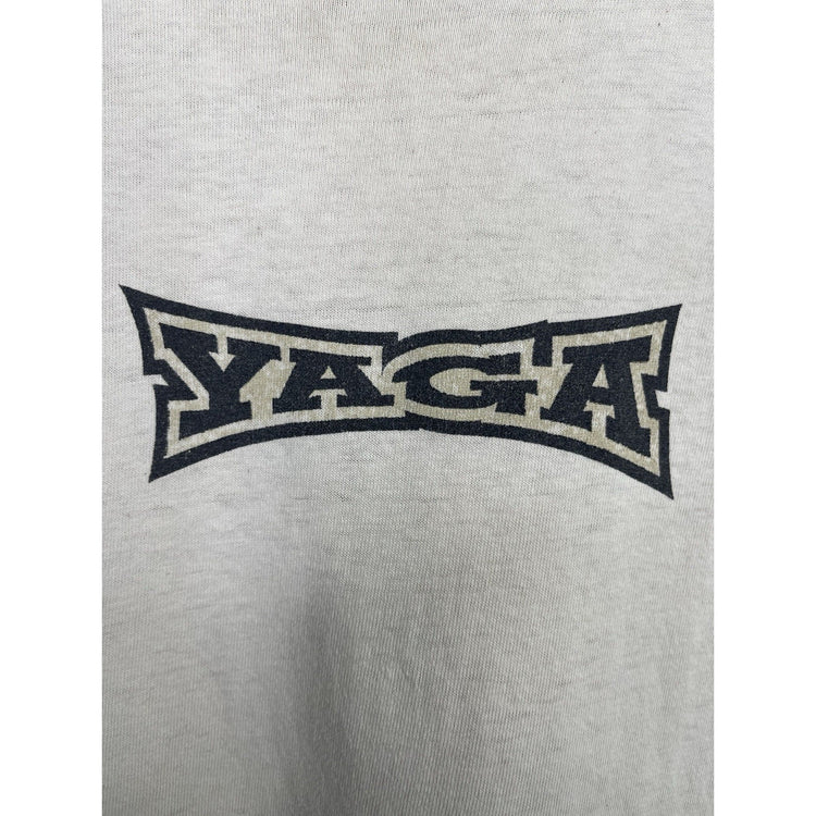 Vintage 90's Yaga peace Be With You TShirt Size Large Single Stitch Made In USA