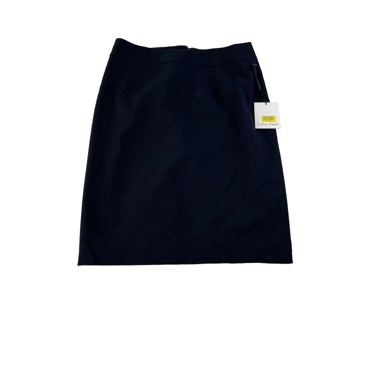 Womens Calvin Klein Black Pencil Skirt Size 4