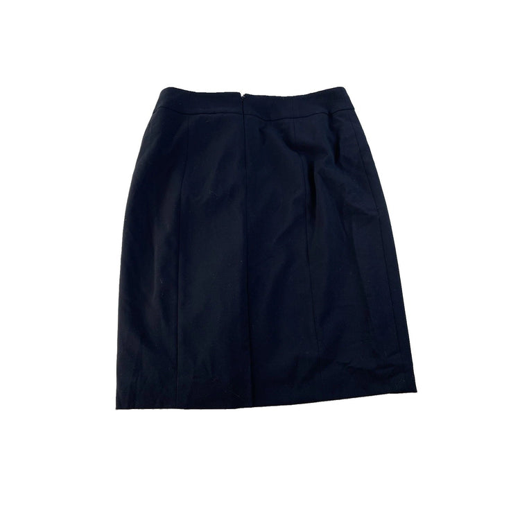 Womens Calvin Klein Black Pencil Skirt Size 4
