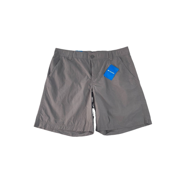 Mens Columbia Sportswear NWT Gray Regular Fit Hiking Outdoor Shorts SIZE 36
