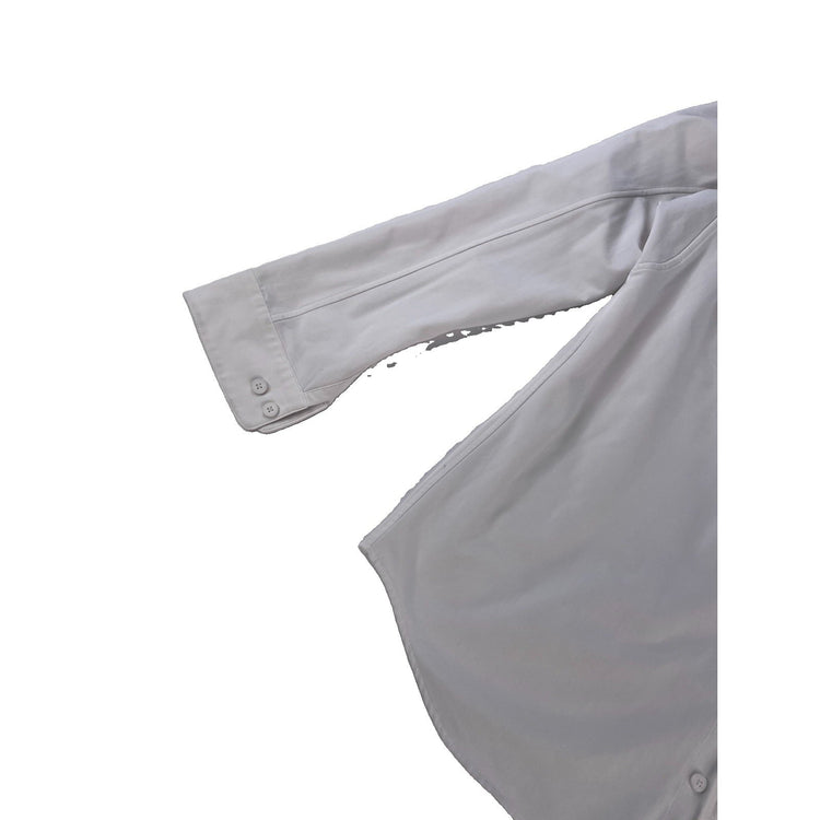 Mens Lululemon White New Venture Stretch Woven Button Down Dress Shirt SIZE XL