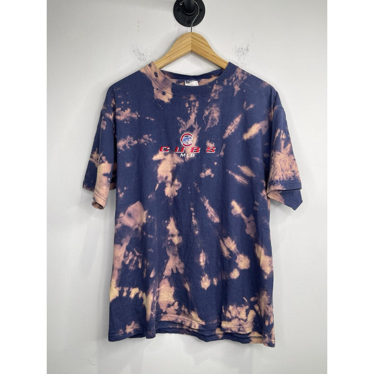 Men’s Vintage CSA Sports Tie Dye Chicago Cubs Short Sleeve T Shirt Sz XL
