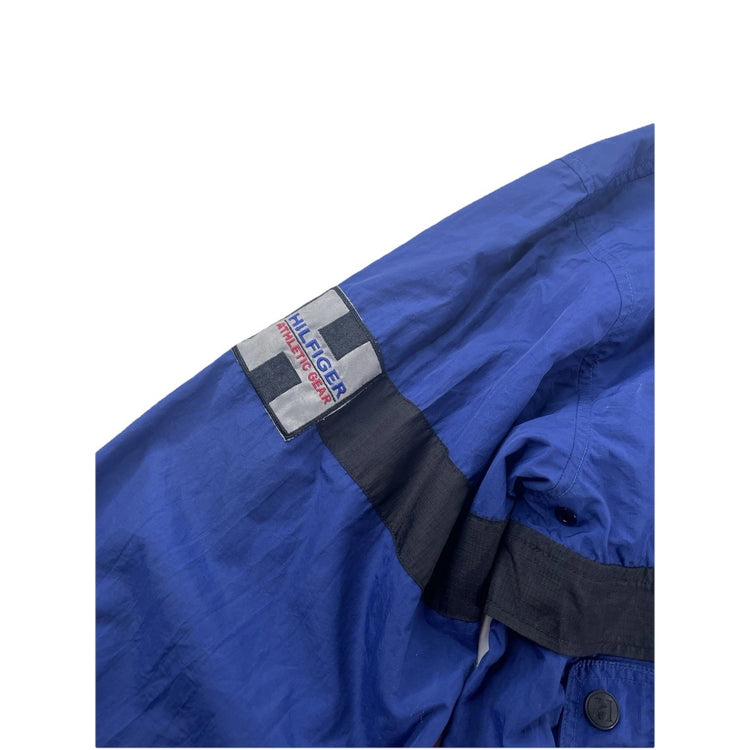 Tommy Hilfiger Men L/g Blue And Black Snow Coat