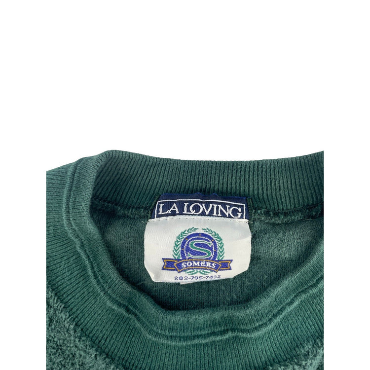 Mens Vintage LA Loving Black Hills State Fleece Crewneck Sweatshirt Size XL