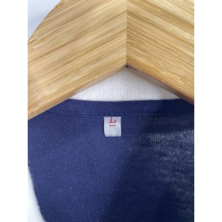 Adult Navy Blue Collared ‘Super Star Bar & Disco’ Thailand Shirt Sz L