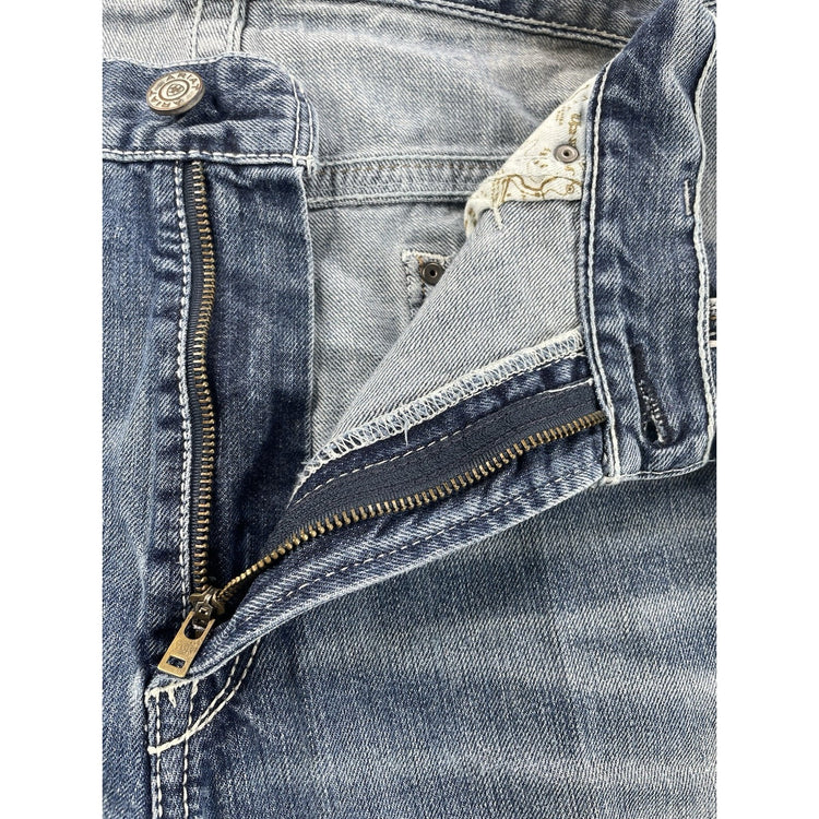 Men’s Ariat M4 Relaxed Boot Cut Blue Jeans Size 38 X 30