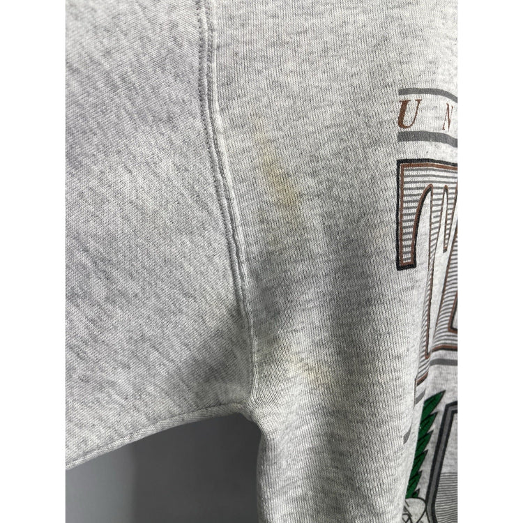 Men’s Vintage Gray Jerzees Sweatshirt Univesity Of Texas Sz L