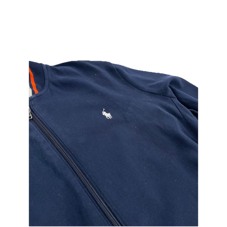 Mens Polo Ralph Lauren Size Large Black Zip Up Jacket