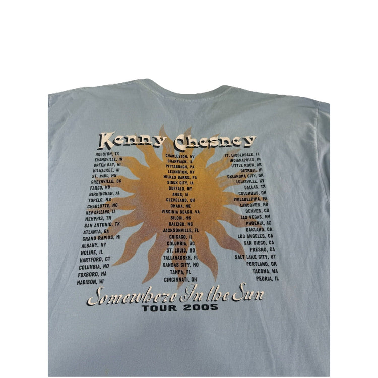 Mens Vintage 2005 Kenny Chesney Band Tour Tee Size Xl