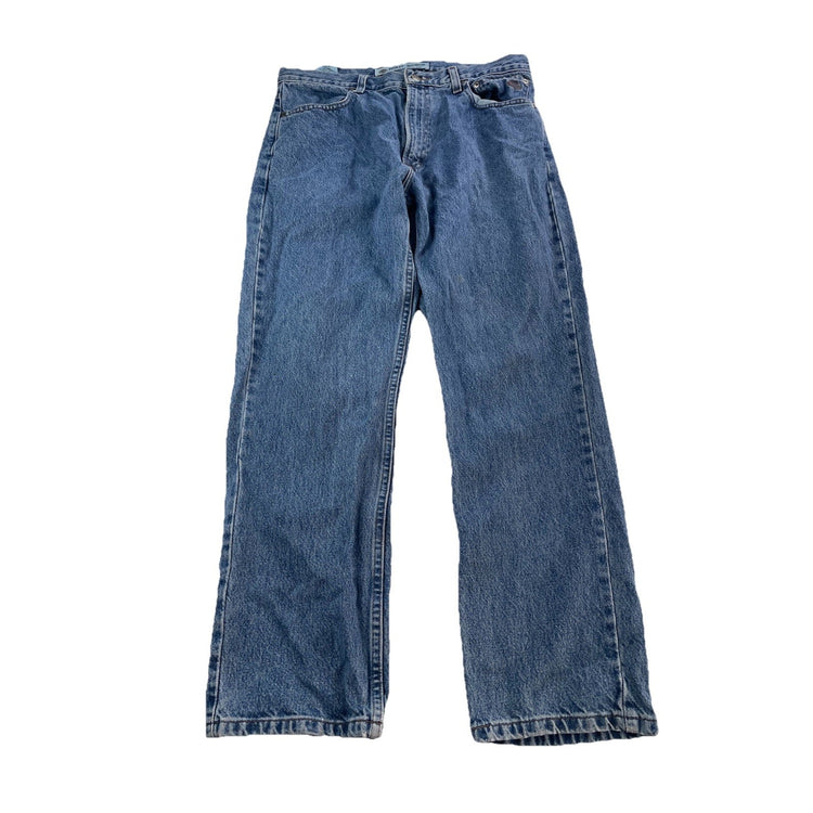 Mens Harley Davidson Genuine Motorclothes Straight Blue Jeans Size 34x30