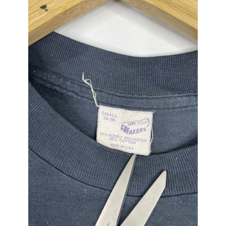 Men’s Vintage 80s “Wild & Free” 3D Emblem Harley-Davidson T Shirt Sz Small