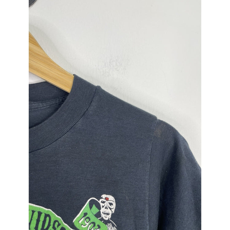 Men’s Vintage 80s “Wild & Free” 3D Emblem Harley-Davidson T Shirt Sz Small