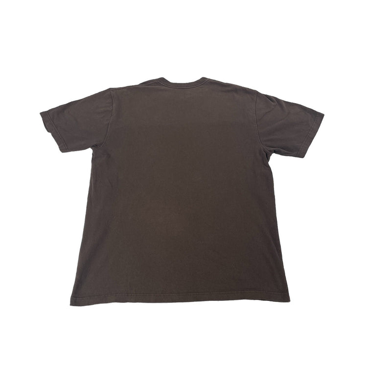 Mens Carhartt Brown Distressed Pocket Shirt Size L