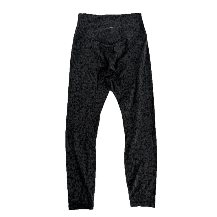 Womens Lululemon Align High-rise Leggings Size 6 Black Leopard Print