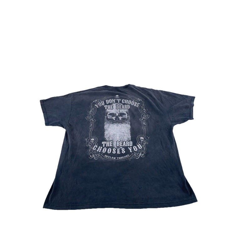 Mens Outlaw Threadz Dark Gray T Shirt Size 2XL