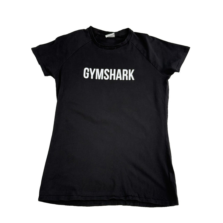 Womens Gymshark Black T-Shirt Size S