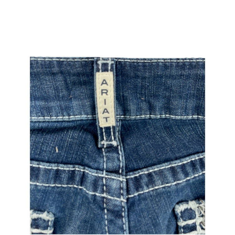 Womens ARIAT Mid-Rise Boot Dark Wash Blue Jeans Size 16WR