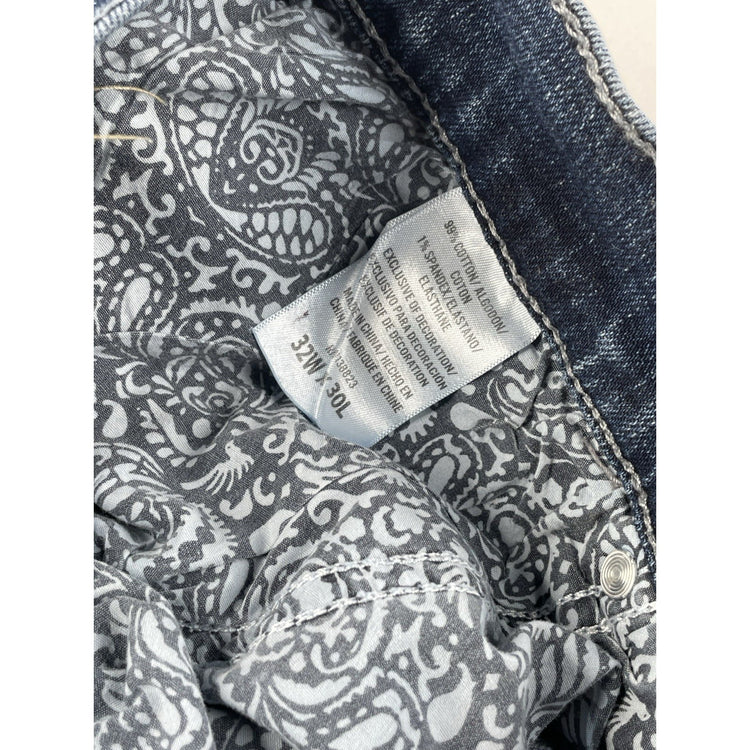 Men’s Cody James Relaxed Straight Blue Jeans Size 32x30