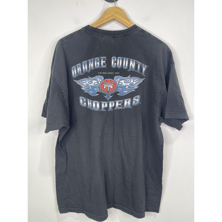 Men’s VTG Orange County Choppers NY Double Sided T-Shirt AAA Heavy Cotton Sz 2XL