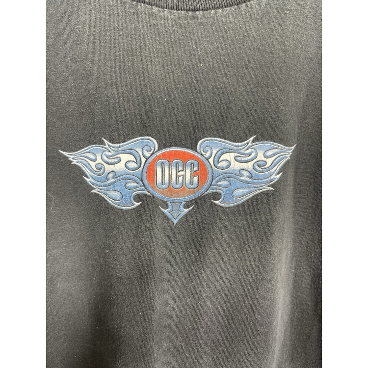 Men’s VTG Orange County Choppers NY Double Sided T-Shirt AAA Heavy Cotton Sz 2XL