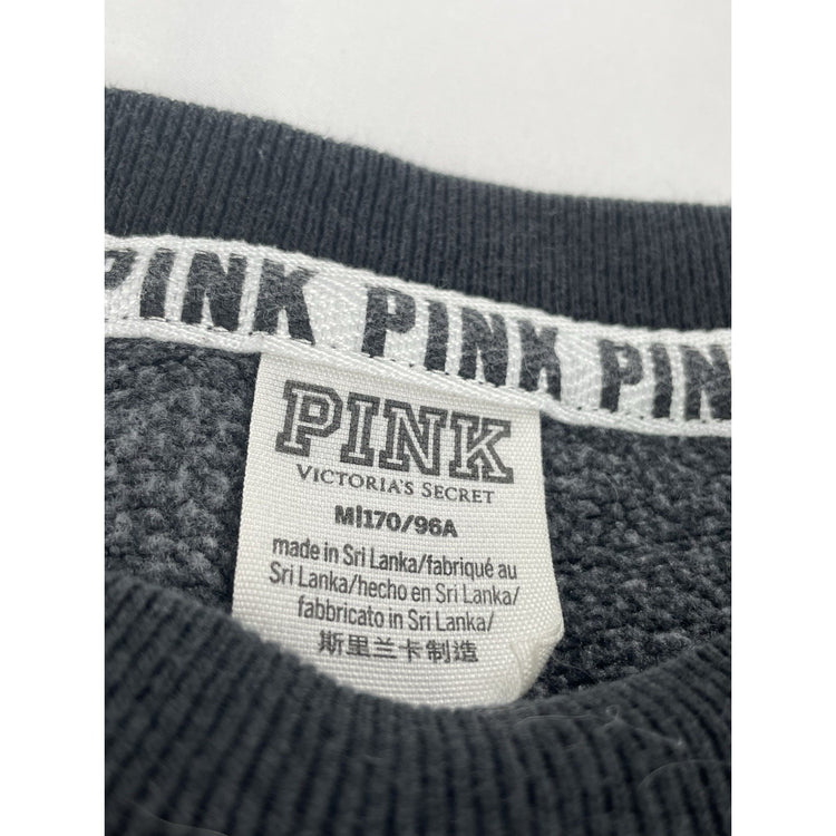 Womens Victoria Secret Regular Black Sweatshirt Size M