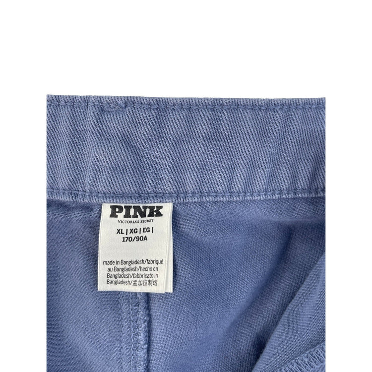 Womens PINK Victorias Secret Light Blue Cargo Jeans Size XL