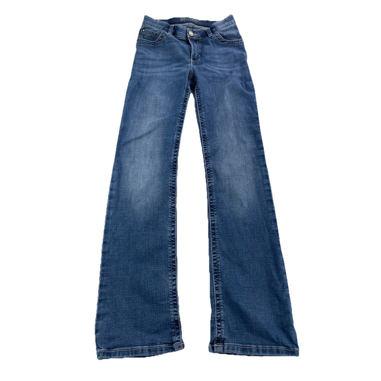 Women’s Ultimate Riding Wrangler Willow Regular Bootcut Blue Jeans Size 1x31
