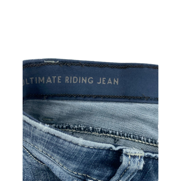 Women’s Ultimate Riding Wrangler Willow Regular Bootcut Blue Jeans Size 1x31