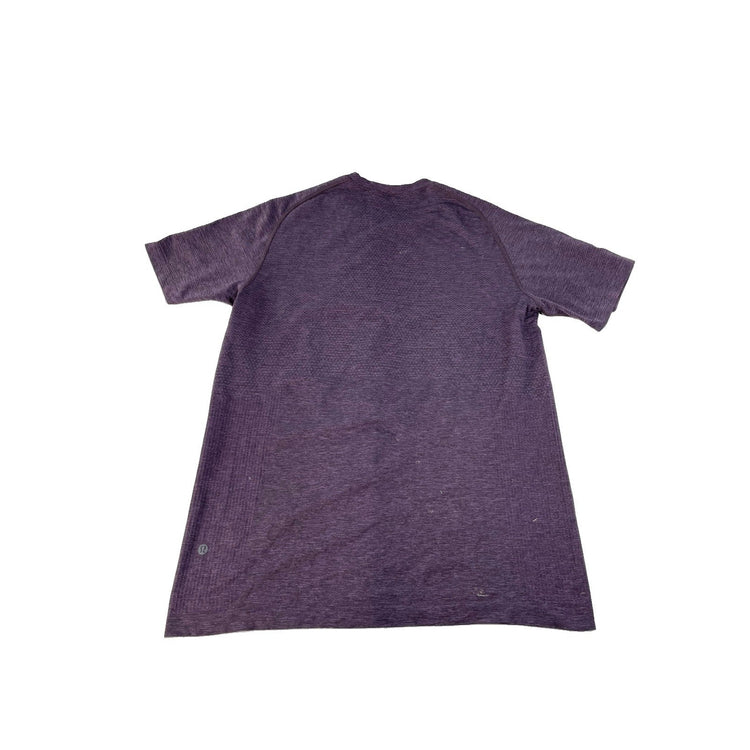 Women's Lululemon Athletica Purple Seamless Short Sleeve Shirt Size L