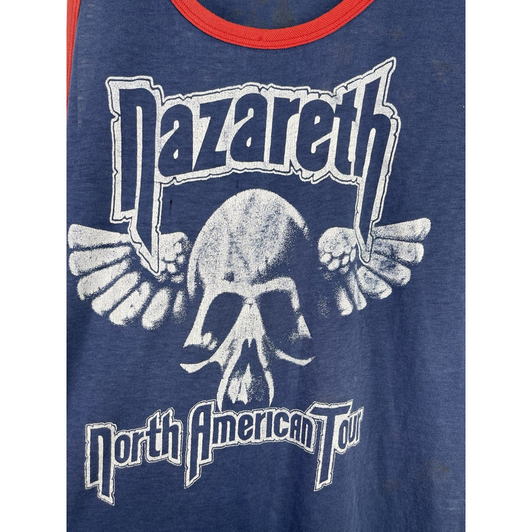 Vintage 80s Nazareth American Tour Tank Top Size M