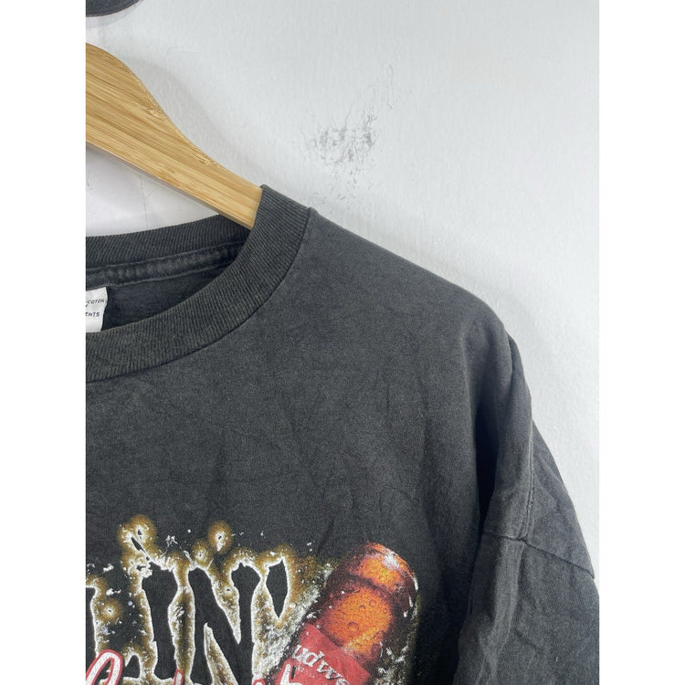 Men’s Vintage Dale Earnhardt Jr Budweiser NASCAR Racing Graphic T Shirt Sz XL