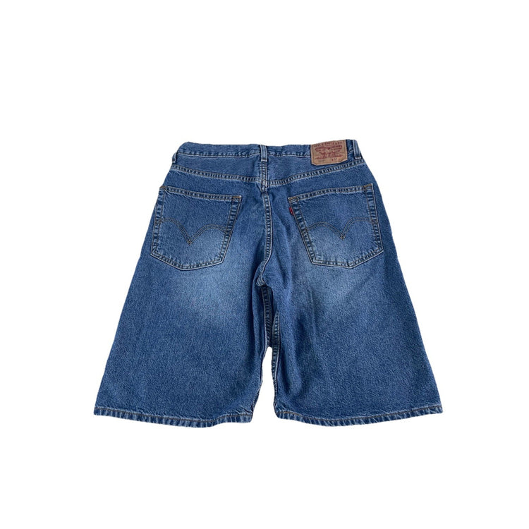 Mens Levis Loose Fit Light-medium Wash Jorts Size 32