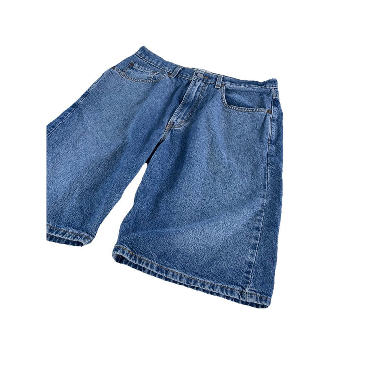 Mens Levis Loose Fit Light-medium Wash Jorts Size 32