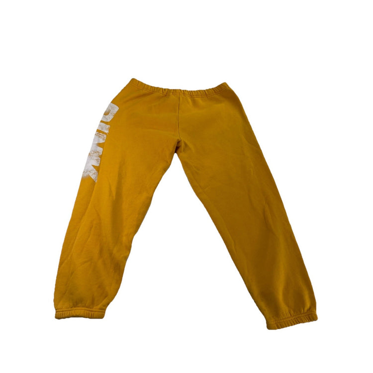 Women’s Victoria Secret Yellow PINK Joggers Size S