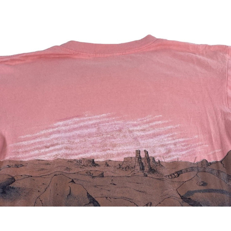 Mens Vintage 1989 San Segal Texas Desert Rattlesnake Graphic T-Shirt Size Xl