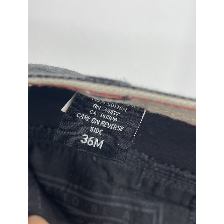 Men’s Le Jean De Marithe Francois Girbaud Jeans 36x33 Vintage Baggy Black Pants