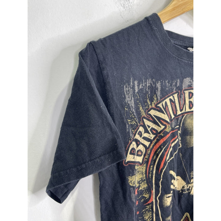 Men’s Brantley Gilbert Shirt Black Short Sleeve Pullover Anvil Tag Sz S