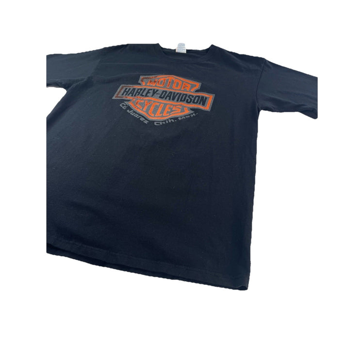 Mens Harley Davidson Cd. Juarez Chih. Mex. Black T Shirt Size Large