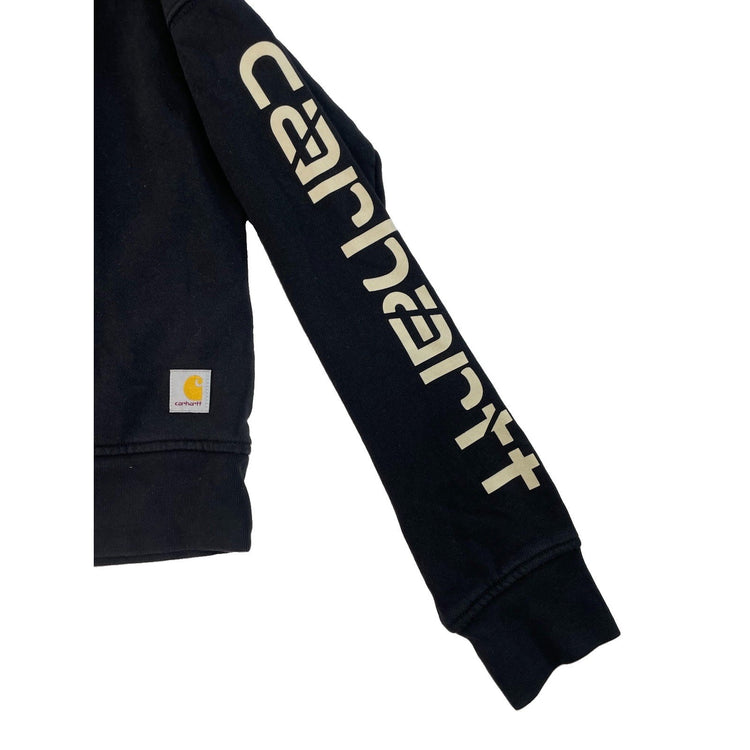 Women's Carhartt Tencel Fiber Series Loose Fit Black Crewneck Sweatshirt Size S