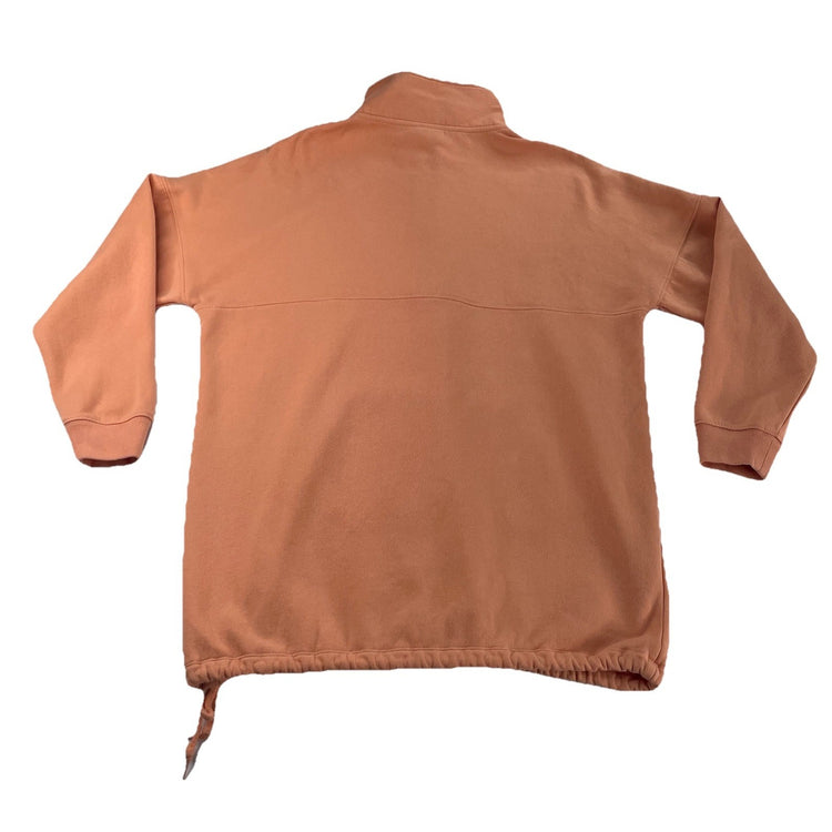 Womens Victoria’s Secret PINK Light Orange Quarter Zip Sweater Dress Size Small