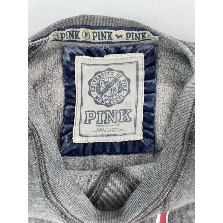Womens Victoria Secret University Of PINK Collection Gray Sweatshirt #86 Size M