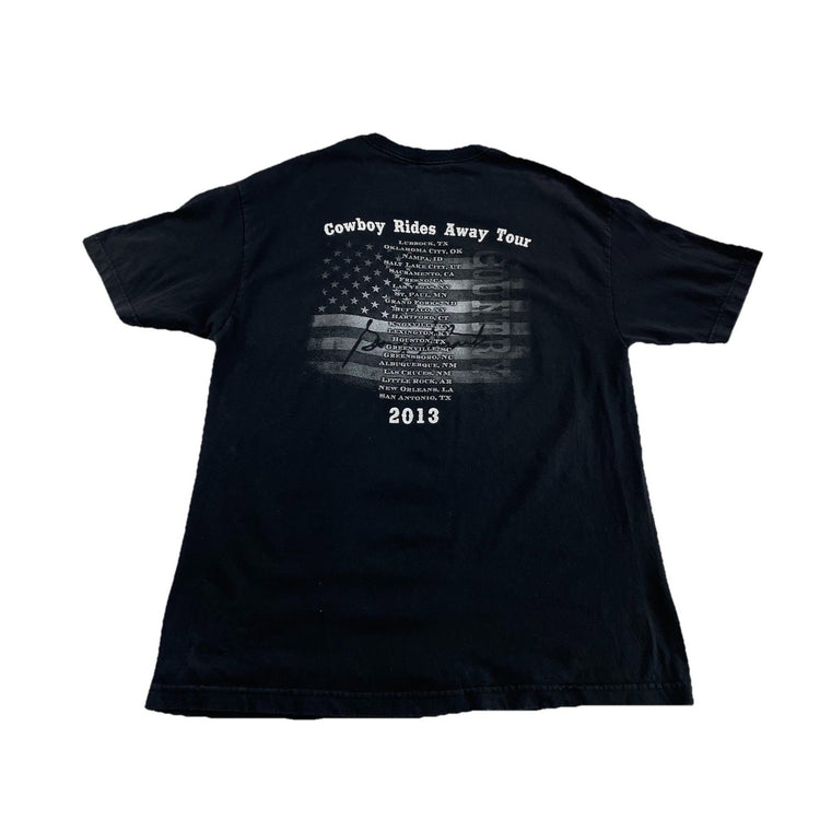 Men’s Vintage 2000s Black Tee Strait Country Size Xl