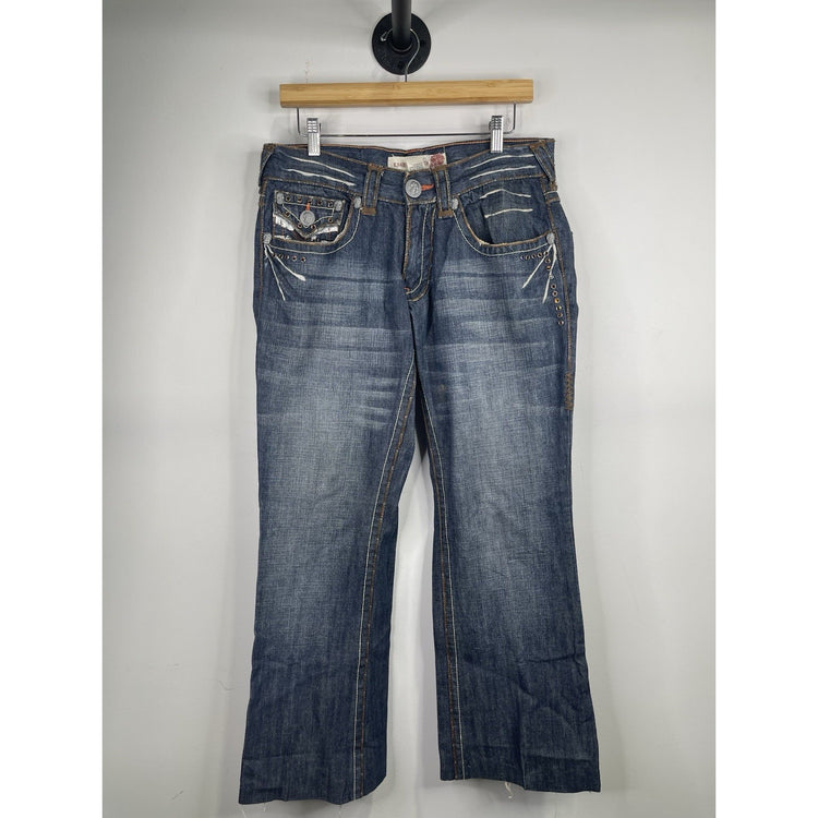 Laguna Beach Jeans Men's Corona del mar Denim red crystal sunset Size 32