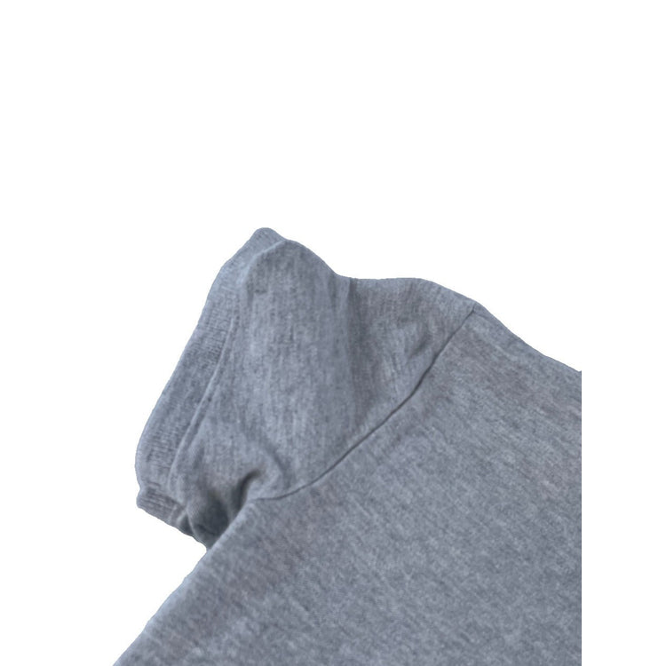 Womens Aeropostale Gray Polo Tee A87 Logo Size S/P