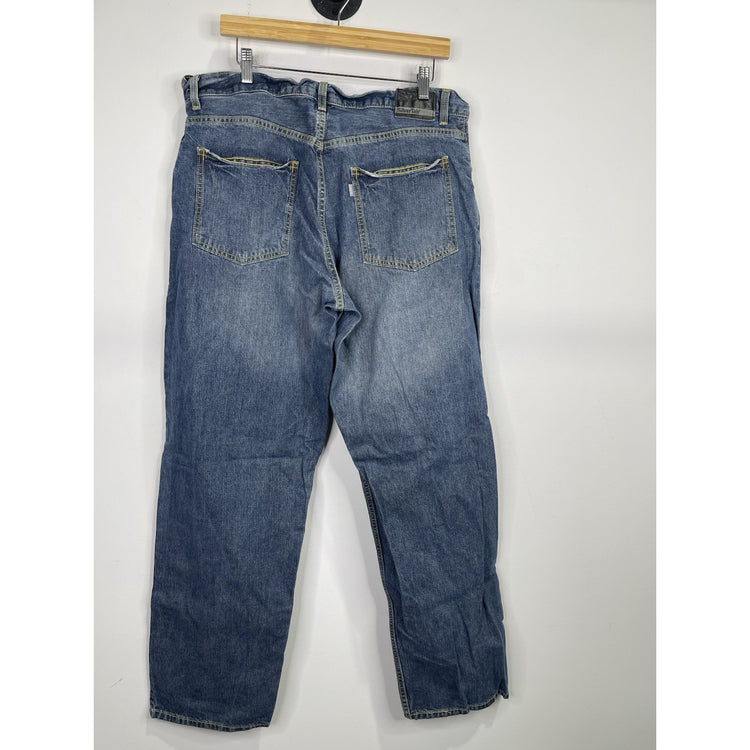 VTG Men’s Levis Silver Tab Baggy Jeans Dark Wash Denim 36x32