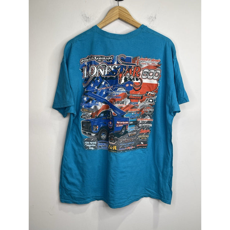 Men’s Vintage 10th Annual Lonestar 600 Devils Speedway T Shirt Sz XL