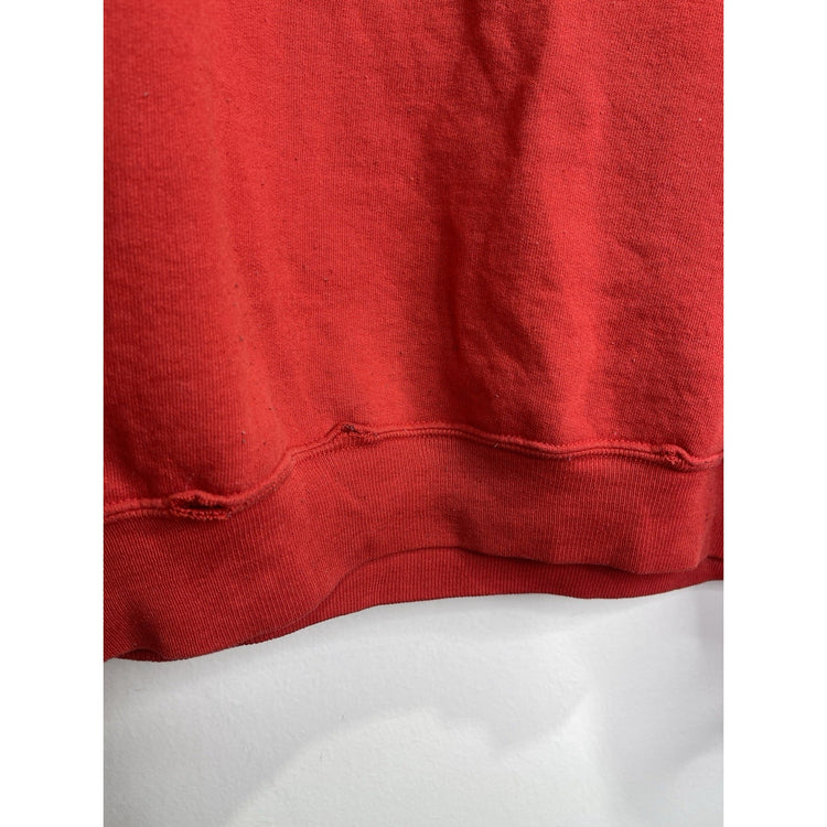 Men’s Red Distressed Arkansas Razorbacks Hoodie Sweatshirt Sz XL