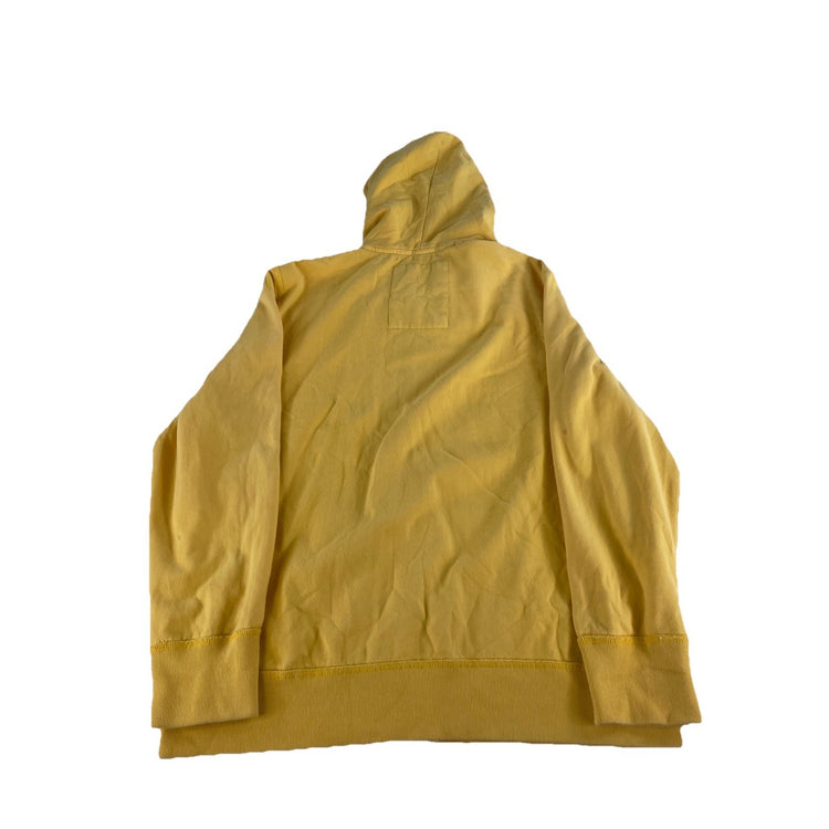 Mens Y2K American Eagle Yellow Zip Up Jacket Size 2XL
